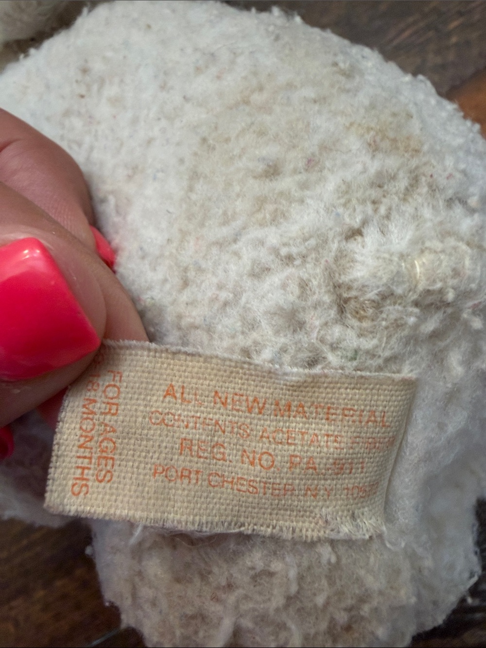 🐑 Vintage Mid-Century Musical Wind-Up Lamb Plush 🐑 Fan Fair 1960’s collectible - Picture 7 of 10
